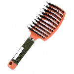 Perie lata pentru descurcat parul PDG08 Portocaliu cu magnet Perie lata pentru descurcat parul PDG08 Portocaliu cu magnet